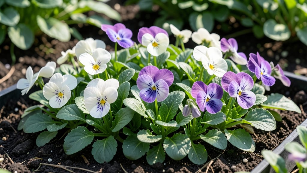 Small White and Purple Flowers in Lawn: Year-Round Color Without Mowing Hassle
