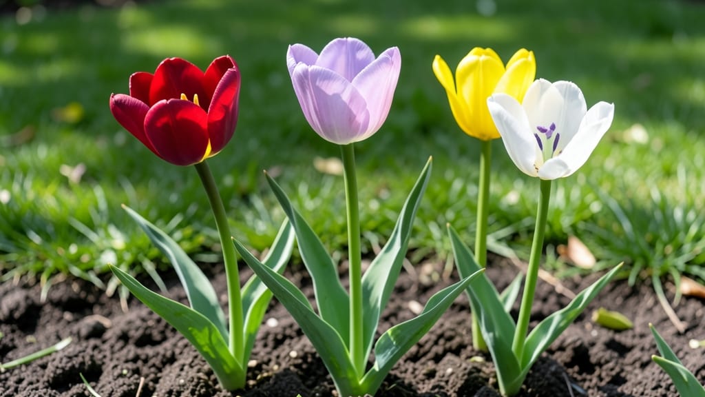 Tulips in Lawn: Year-Round Color Without the Digging Hassle