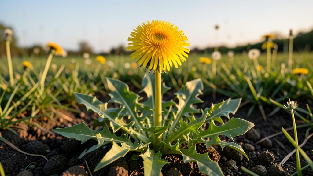 Yellow Flowered Lawn Weed: Dandelion-Free Lawn in 24 Hours