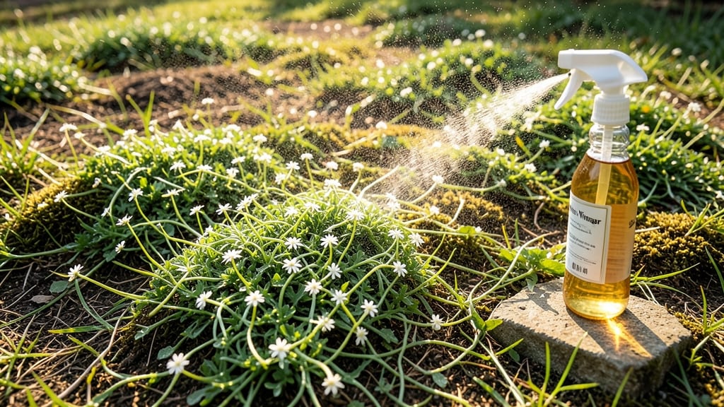 Vinegar-Based Herbicide Spray Solution