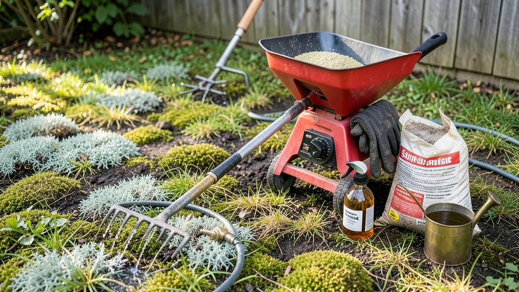 How to Get Rid of the Moss in Lawn: Boiling Water Spot Treatment for Fast Eradication