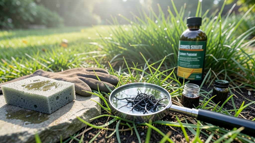Black Slime on Lawn: Vinegar-Blast Eradication in 24 Hours