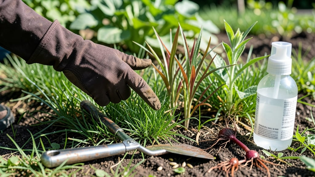 Pigweed Removal From Lawn: Vinegar-Salt Booster That Works in 24 Hours
