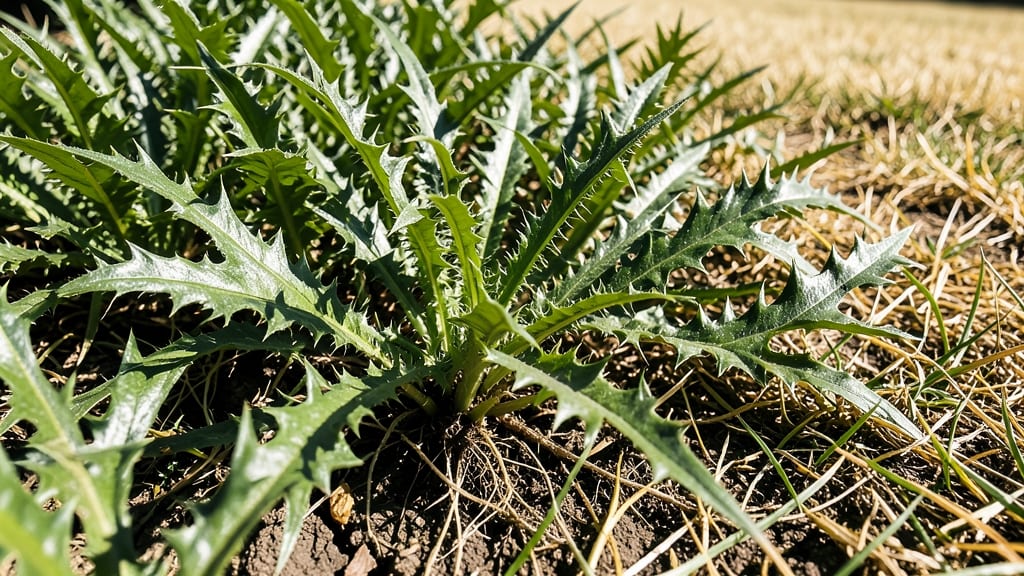 Interrupted Fern with Jagged Leaf Margins