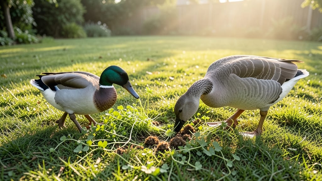 Duck or Goose Grazing Control