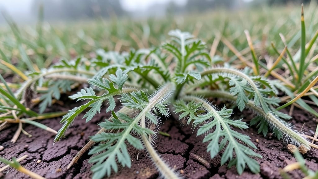 Sensitive Fern with Hairy Stems