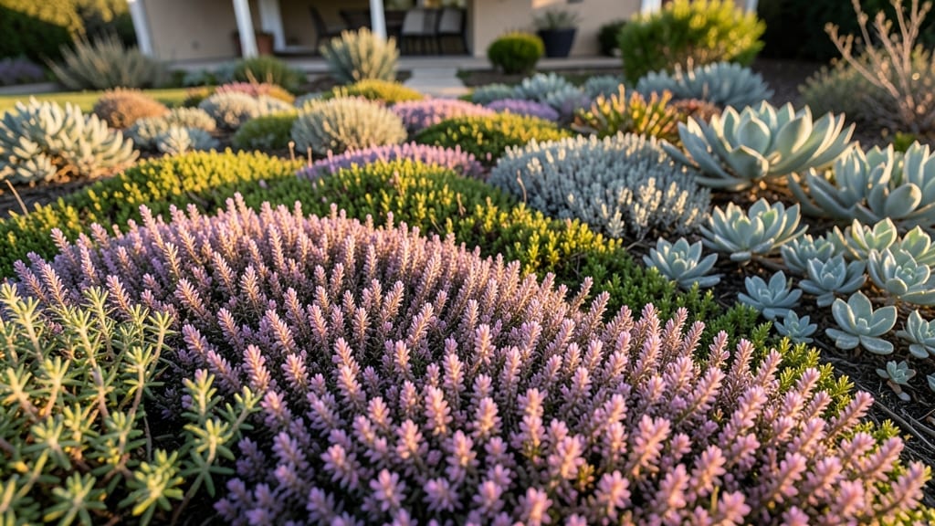 Drought-Tolerant Ground Covers like Creeping Thyme