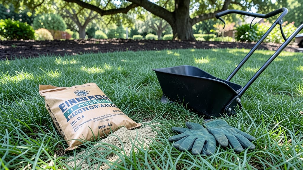 Nitrogen-Rich Lawn Fertilizer: Boosts Green Growth in 7 Days