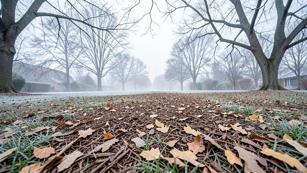 Leaf Mulching in Fall for Winter Protection