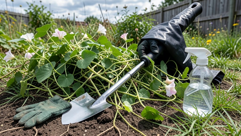 Bindweed in Lawn: Vine-Strangling Vinegar Soak for Permanent Eradication