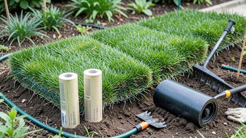 Lawn Seed Rolls Recipe: Fast-Germinating Grass Strips for Quick Coverage