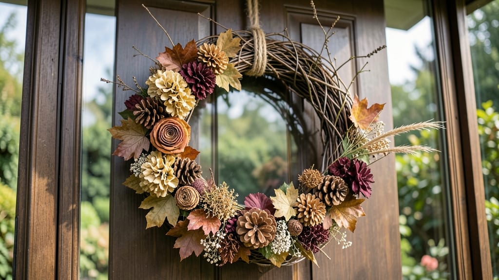 Seasonal Wreaths for Front Door Accents