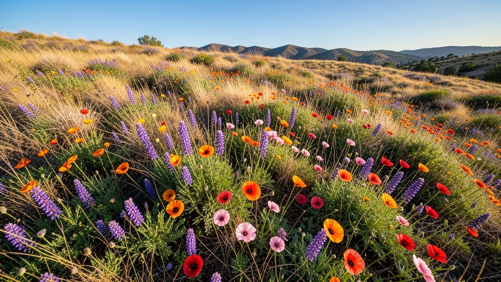 Native California Wildflower Meadows