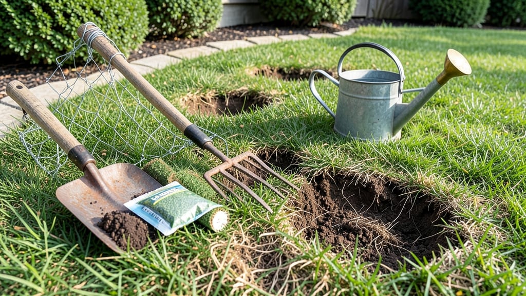 Armadillo Holes in Lawn: Boiling Water Seal That Vanishes Them Forever