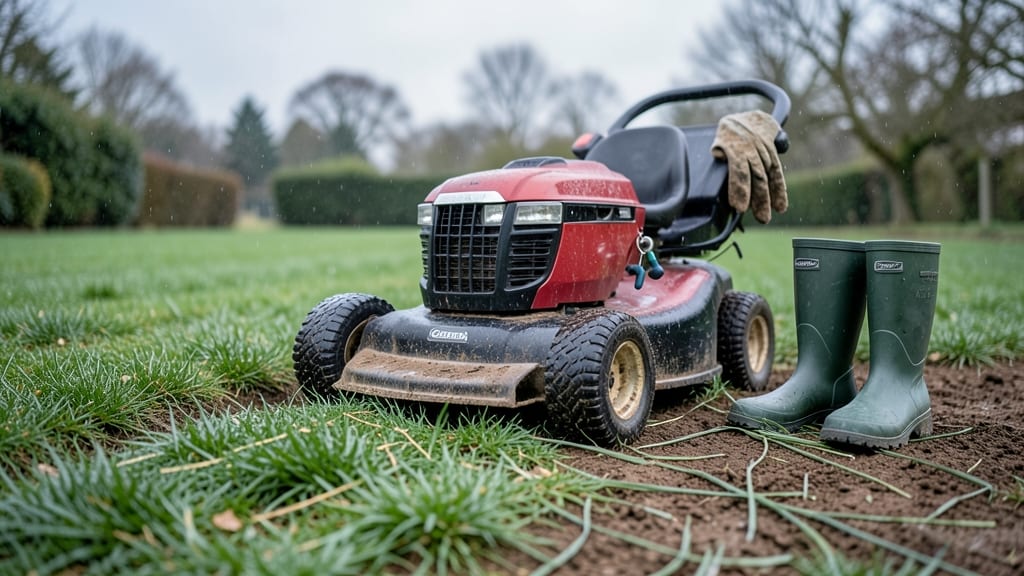 Lawn Mowing After Rain: Dry and Even Results Without the Mud