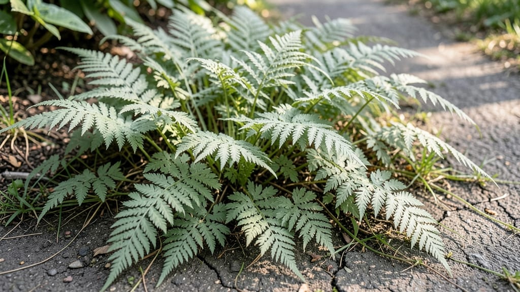 Lady Fern with Delicate Feathered Fronds