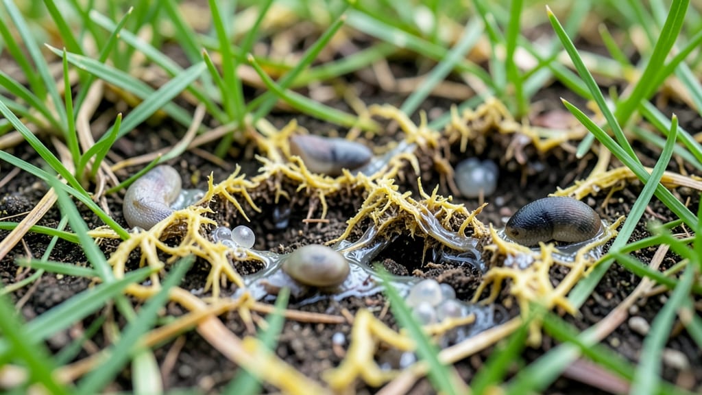 Slug Infestation on Lawn: Boiling Water Technique to Kill Grubs Instantly