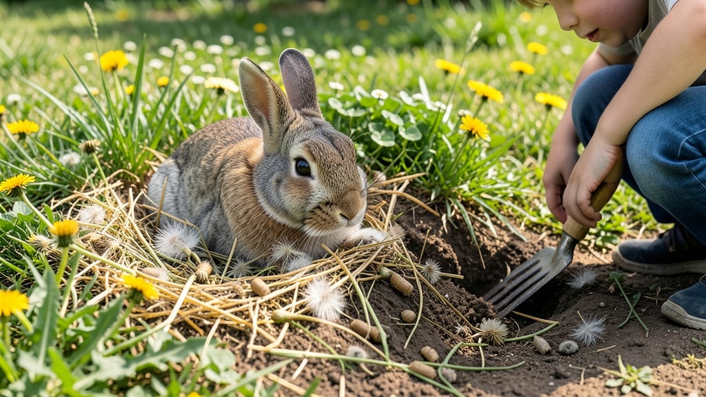 Bunny Nests in Lawn: Natural Eradication Without Harming Grass