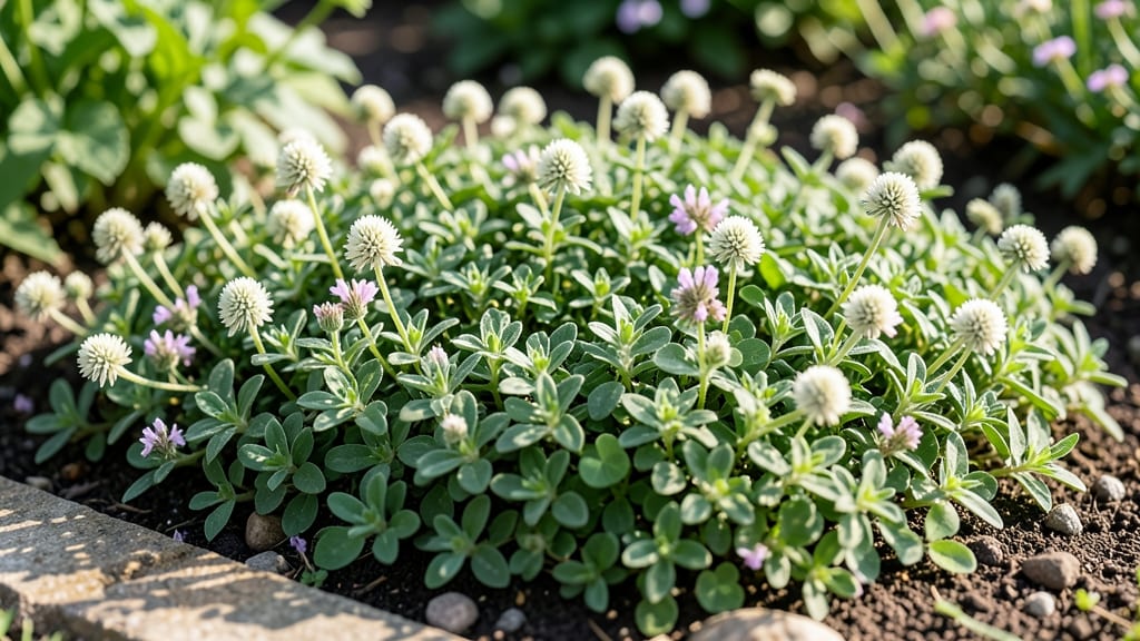 Creeping Thyme and Clover Lawn: Low-Maintenance Ground Cover for Year-Round Beauty