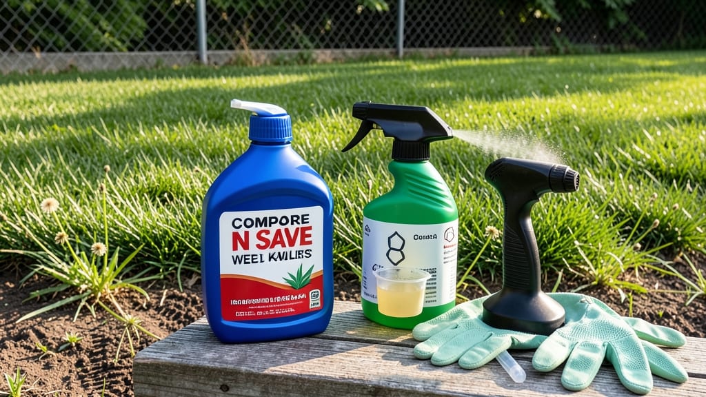Compare N Save Weed Killer for Lawns: Fast-Acting Formula That Safeguards Grass