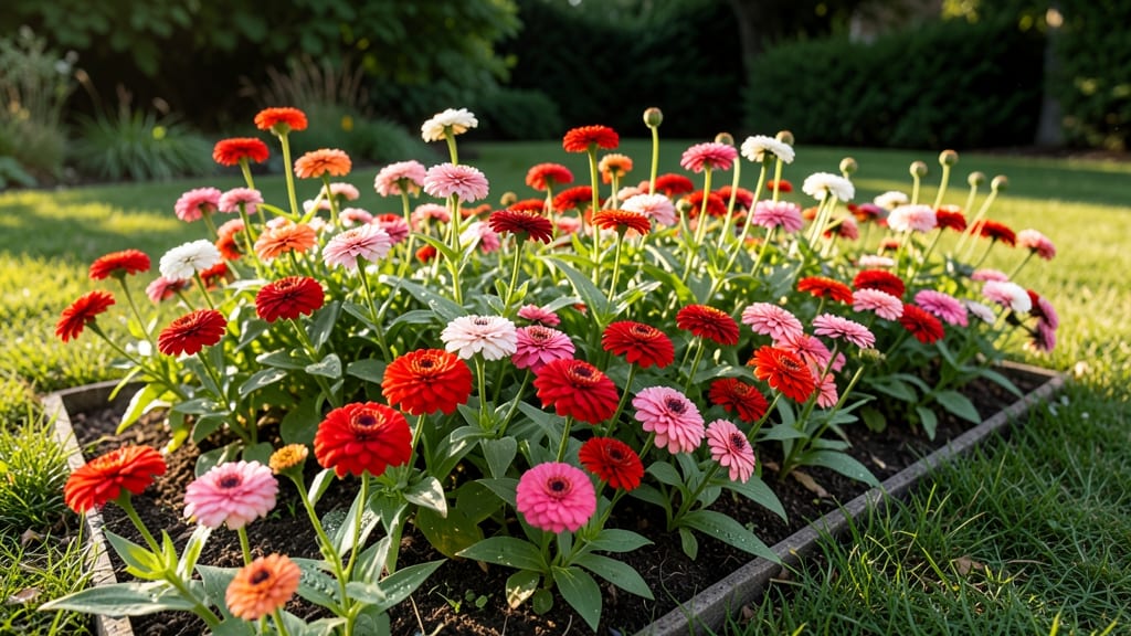 Zinnia Annual Flowers