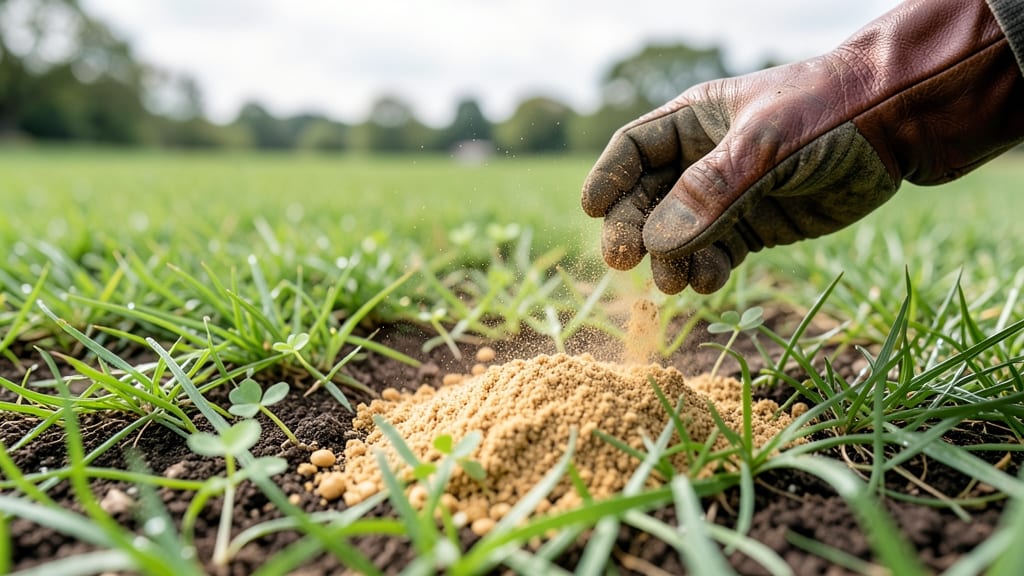 Corn Gluten Meal Pre-Emergent Treatment
