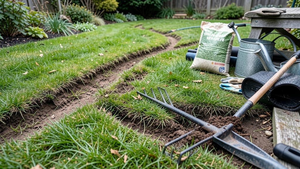 How to Fix Tire Tracks in Lawn: Rake-and-Roll Recovery for Instant Smoothness