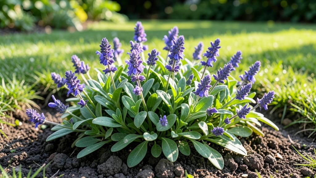 Small Purple Flowers Growing in Lawn: Creeping Phlox's Vibrant Ground Cover Magic