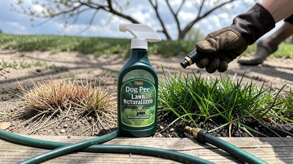 Dog Pee Lawn Neutralizer: Odor-Eliminating Enzyme Blend for Pet-Friendly Grass