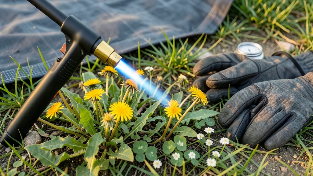 Burning Lawn Weeds: Vinegar-Salt Blend That Disappears Roots in Hours
