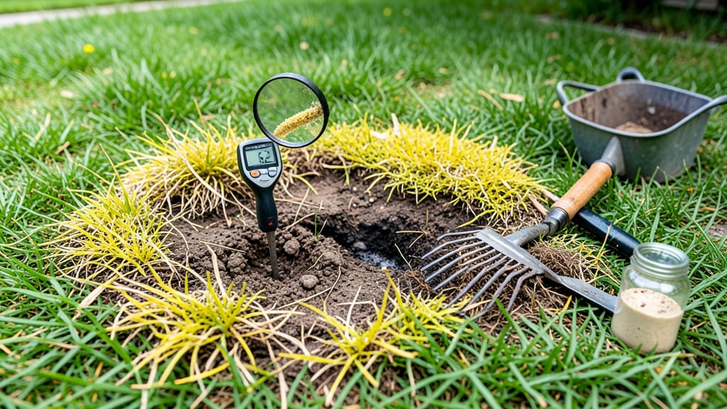 Yellow Grass Patches in Lawn: Quick Fix for Spotless Green Recovery