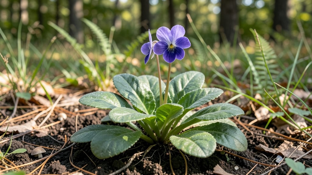 Common Blue Violet Lawn: Cold-Hardy Ground Cover for Shady Spaces