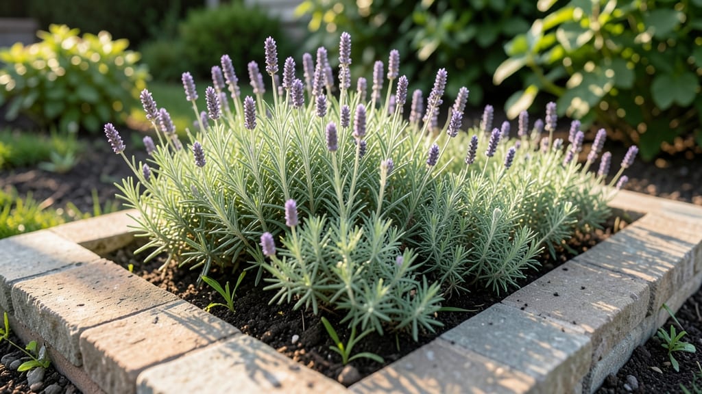 Mini Front Yard Garden With Edible Herbs