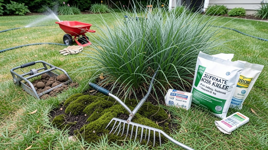 Moss Prevention In Lawns: Iron-Based Treatment for Lasting Green Coverage