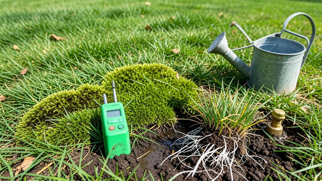 Darker Green Patches on Lawn: Signs of Healthy Thatch or Hidden Moss Issues