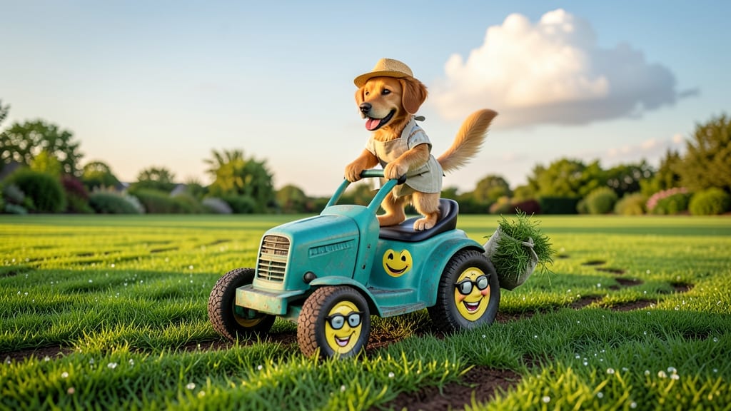 Lawn Mowing Pictures Cartoons: Funny Visuals to Inspire Your Next Mow