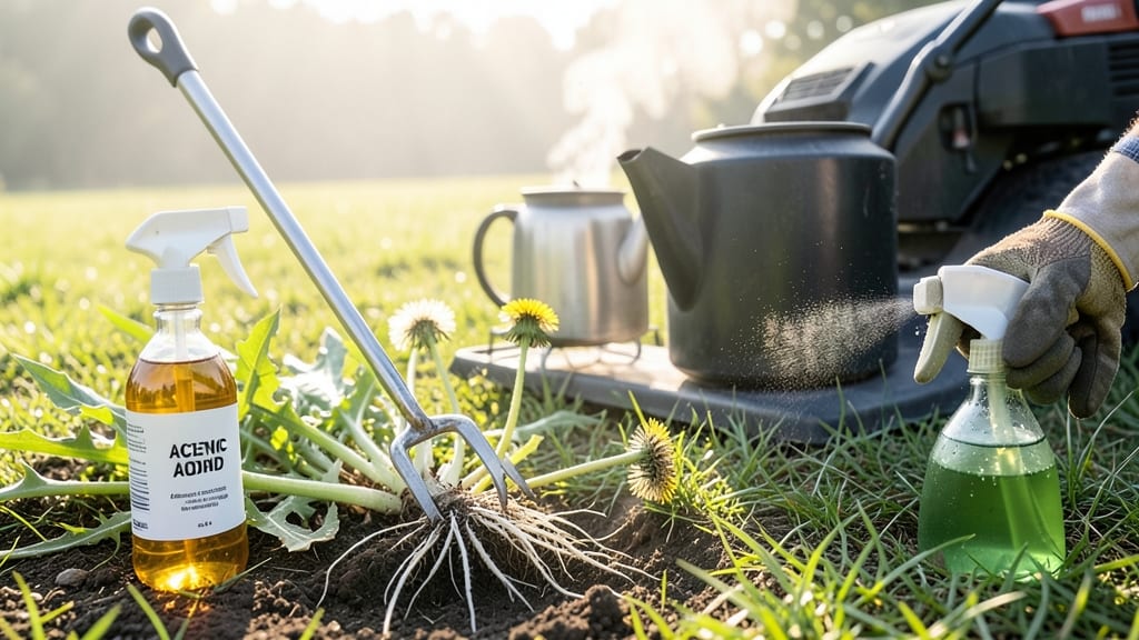 Killing Dandelions in Lawn Without Killing Grass: Spot-Targeted Herbicide for Selective Eradication