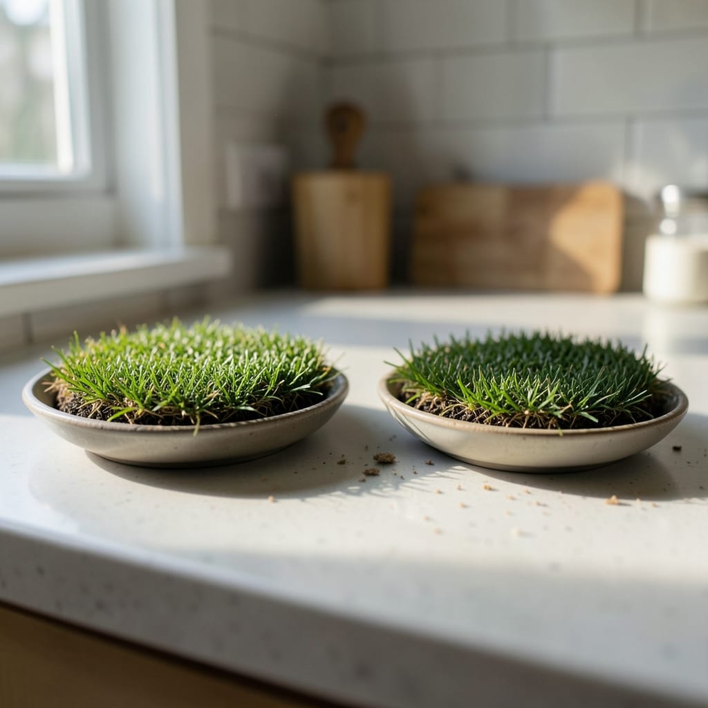 Two versions of the same dish, side by side