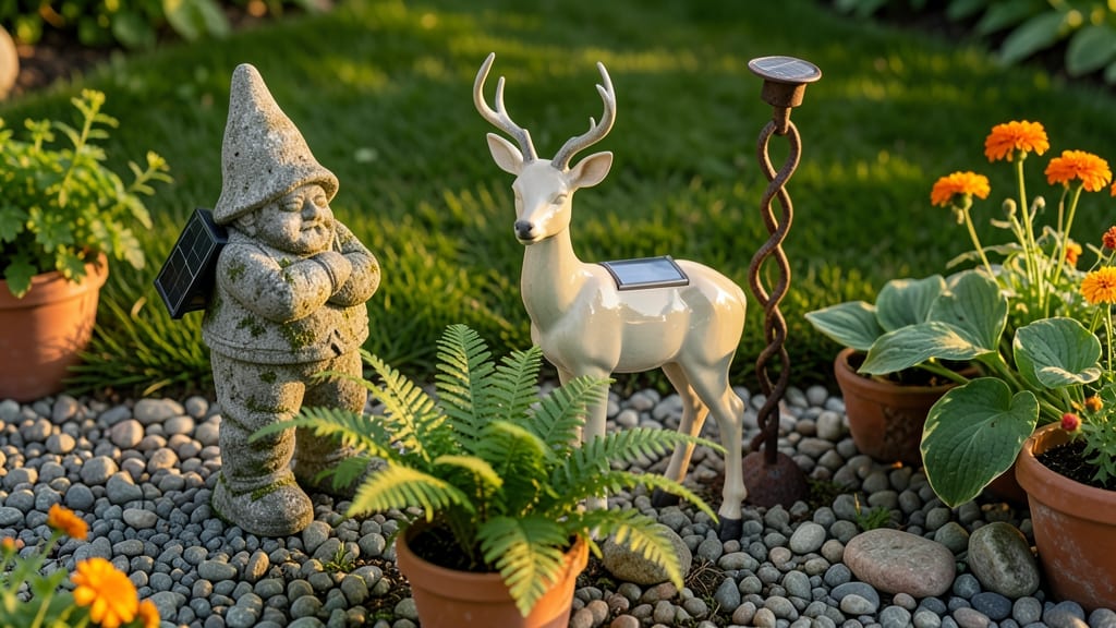Solar-Powered Lawn Ornaments: Effortless Lighting That Charges in Daylight