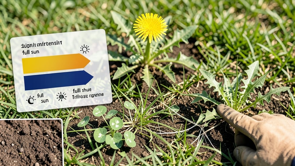 Sunlight Exposure Effects on Common Lawn Weeds: Weakness Exploited for Easy Removal