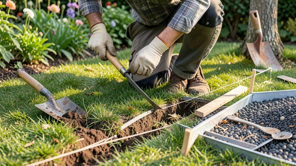 Edge a Lawn Without an Edger: Sharp Lines Using Household Tools