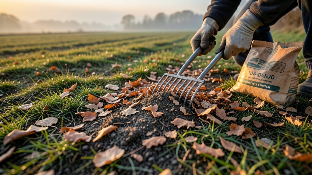 Leaf Mulching with Fertilizer for Faster Results