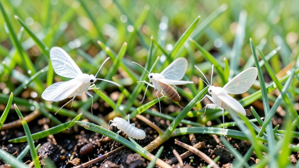 White Flying Insects in Lawn: Humane Trap-and-Relocate Solution