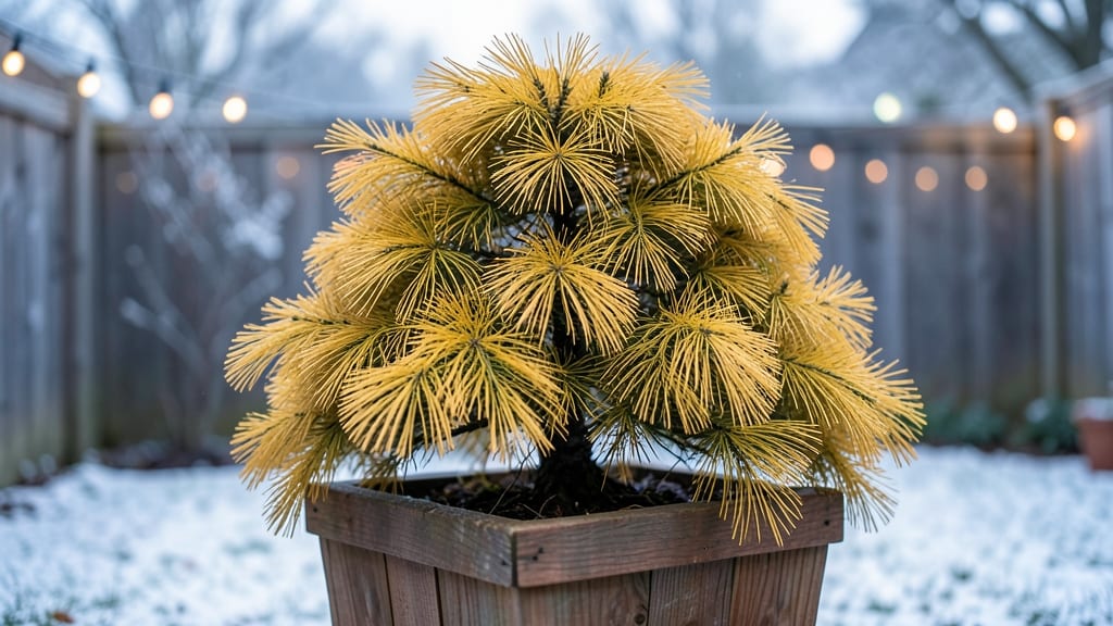 Golden Mop Pine Trees