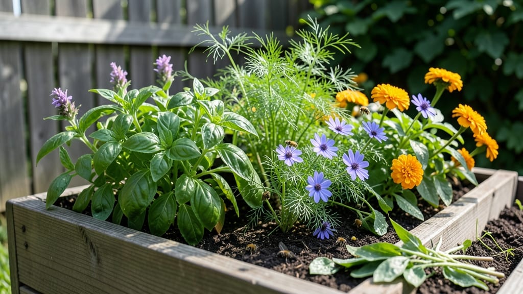 Edible Pollinator Garden Beds