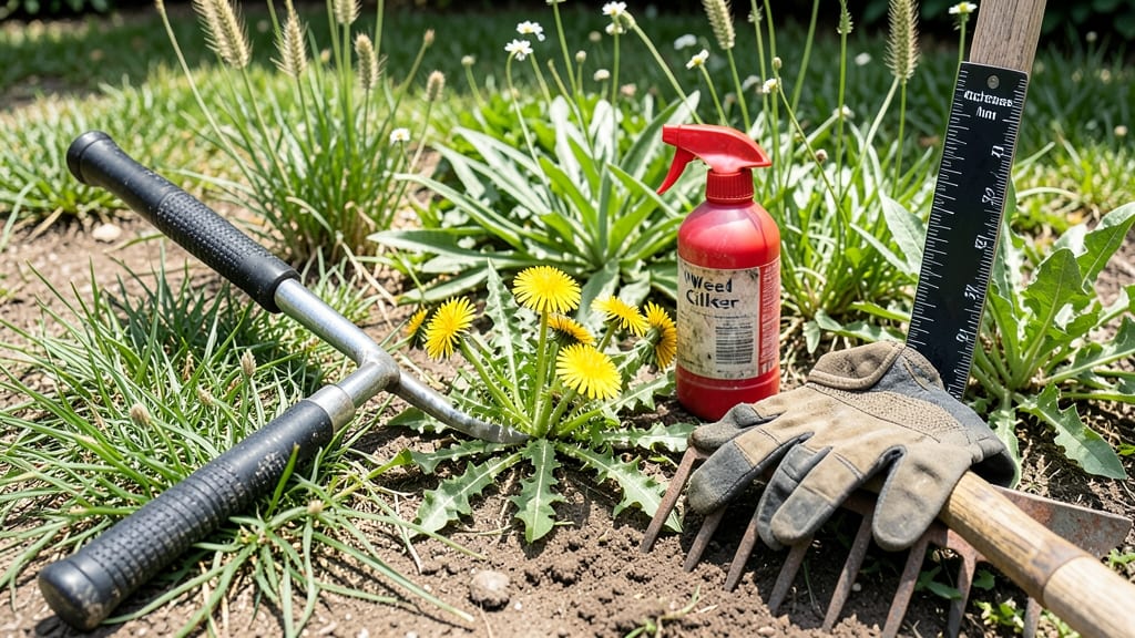 Lawn Weeds in California: Boiling Vinegar Blowtorch for Stubborn Roots