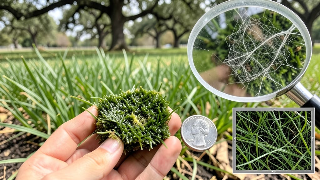 Dark Green Spots in Lawn: Algae Bloom Cure Without Harming Grass