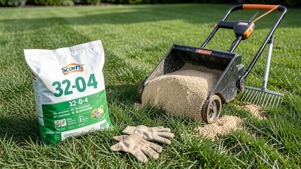 Lawn Fertilizer 32-0-4 Recipe: High-Nitrogen Kickstart for Fast Green Growth