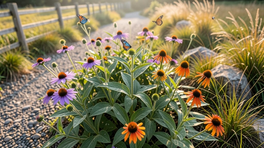 Butterfly Garden with Host Plants
