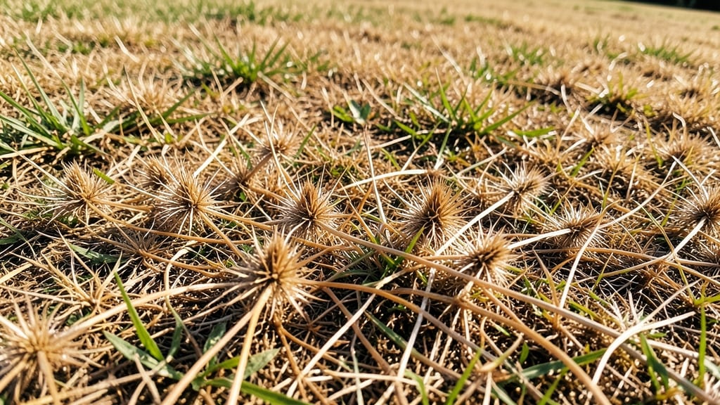 Crabgrass with Spiny Seed Heads
